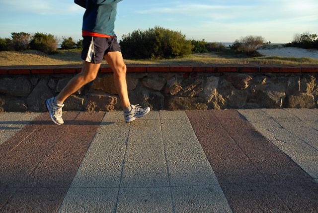 man running